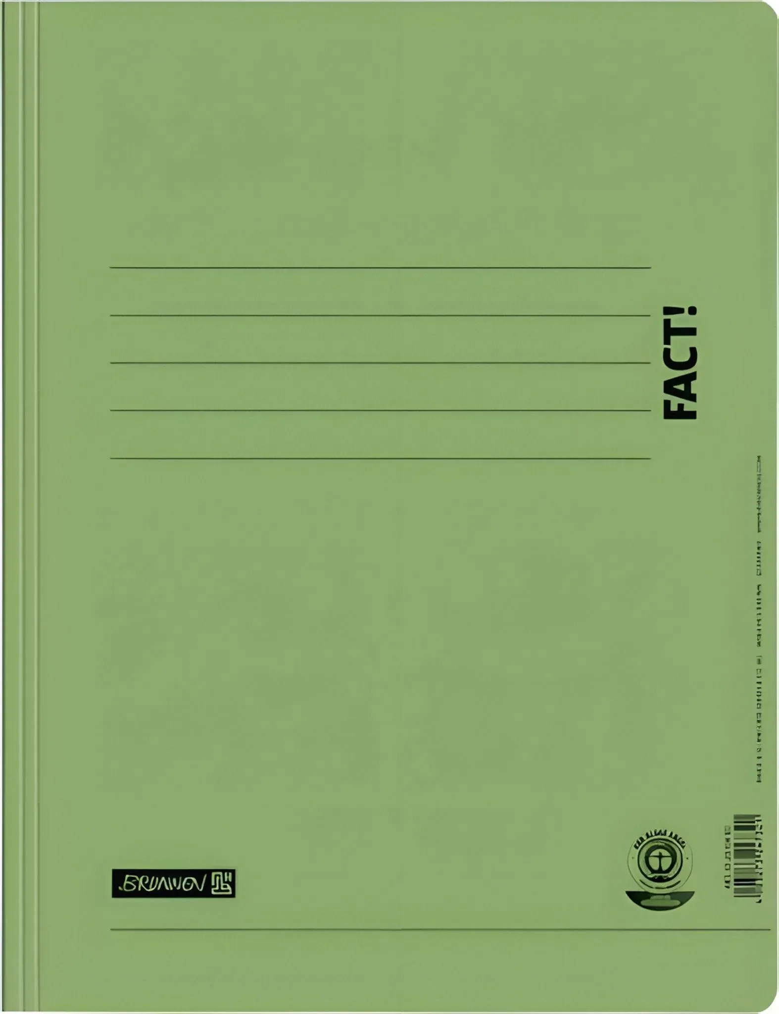 Schnellhefter A4 FACT! – Recyclingkarton, grün