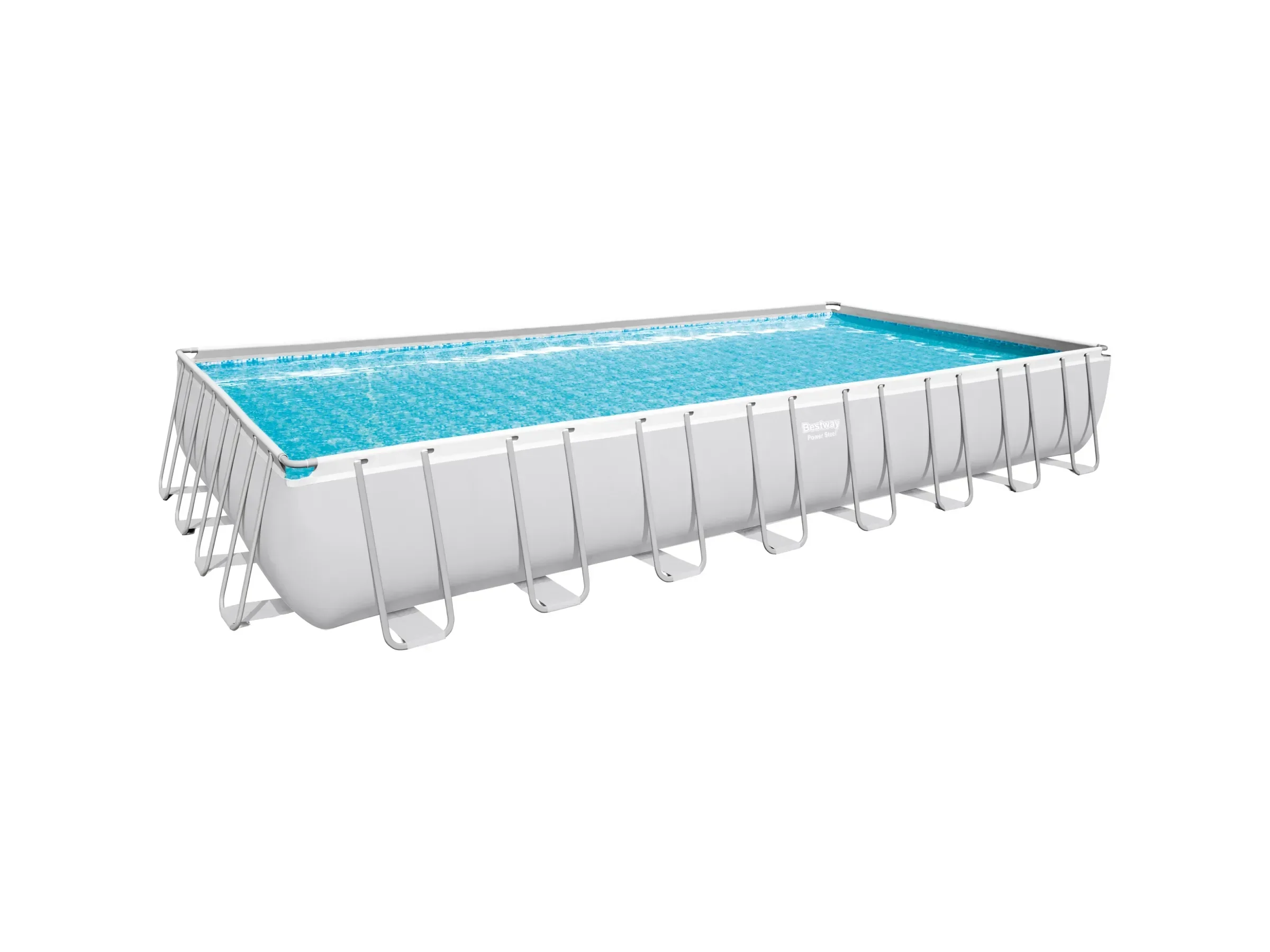 Bestway Power Steel Stahlrahmenpool Set rechteckig 956 x 488 x 132 cm