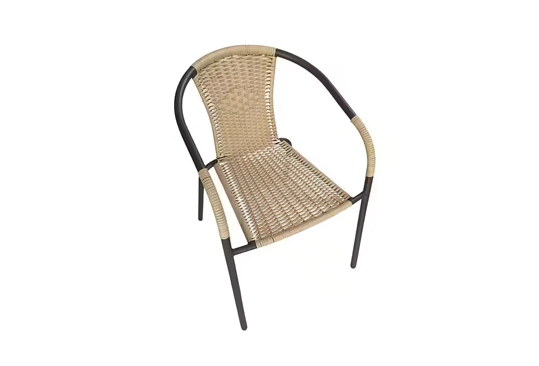 Stapelstuhl „Garvista“ – Schwarz, 54 × 52 × 72 cm