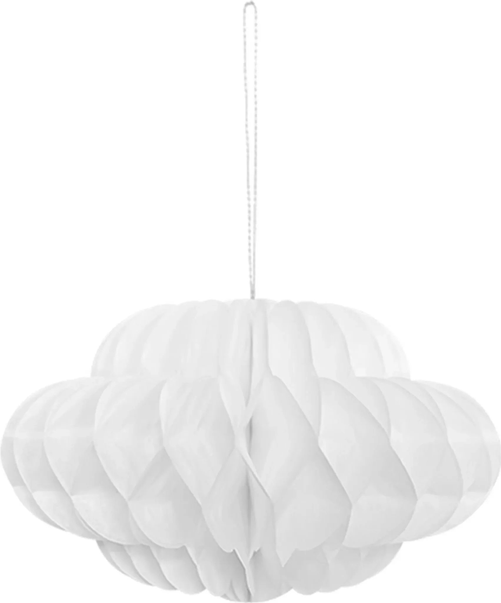 Hängende Wabenwolken-Dekoration – 3D-Papierwolke zum Aufhängen