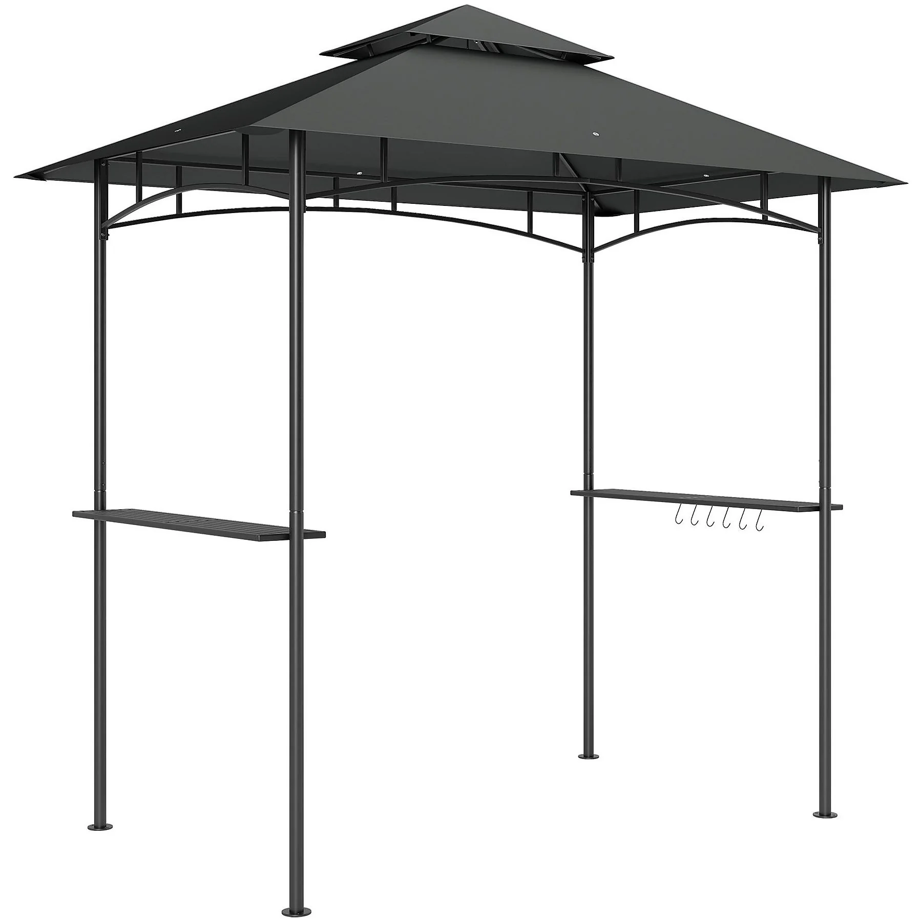 BRIGHTAKE Markise 240x150x258cm UV Schutz Terrasse Garten Sonnenschutz