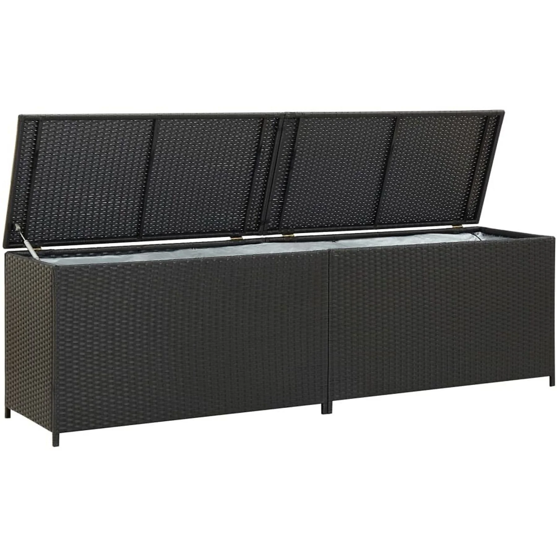 VIDAXL 46474 Aufbewahrungsbox für den Garten Schwarz Gartenbox