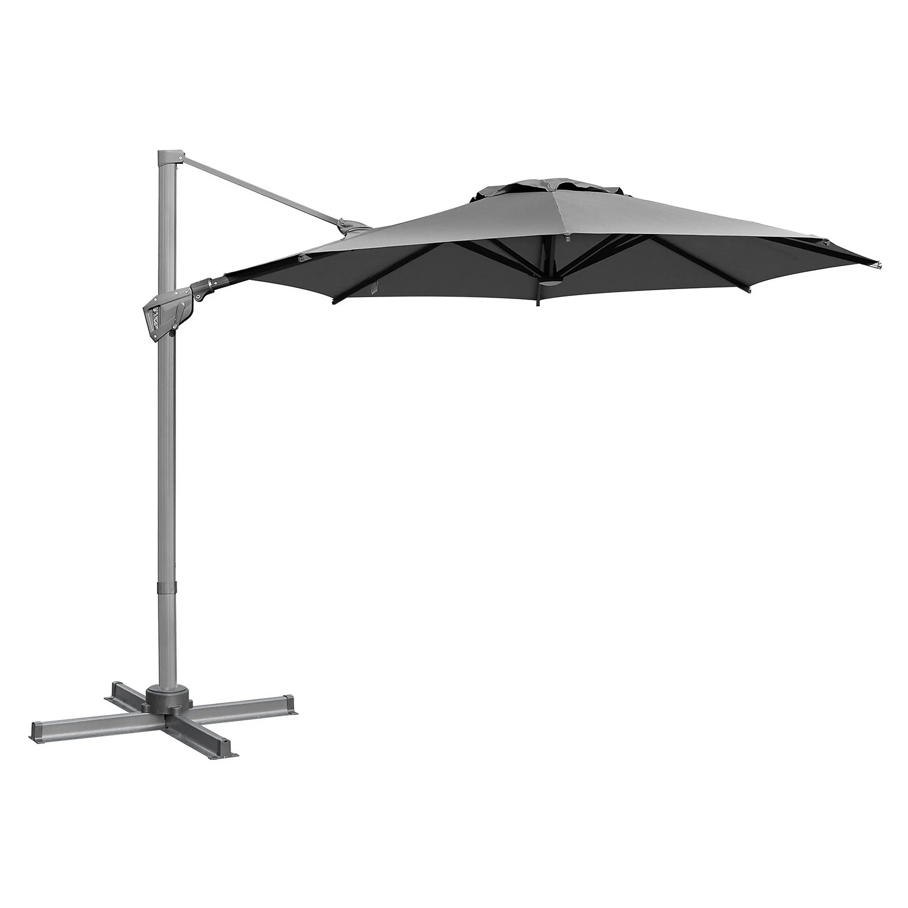 DECOME Aluminium Markise 360 Grad drehbar Sonnenschutz Terrasse Balkon