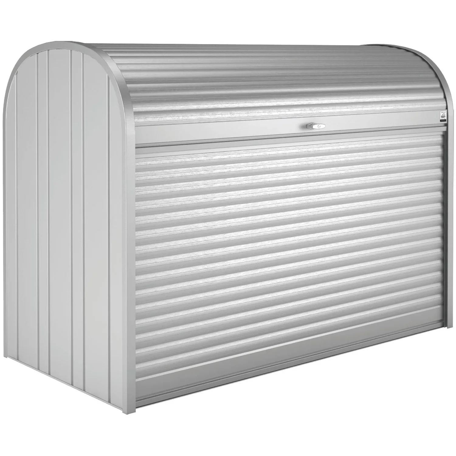 BIOHORT Garten Aufbewahrungsbox StoreMax 190 Silber Metallic