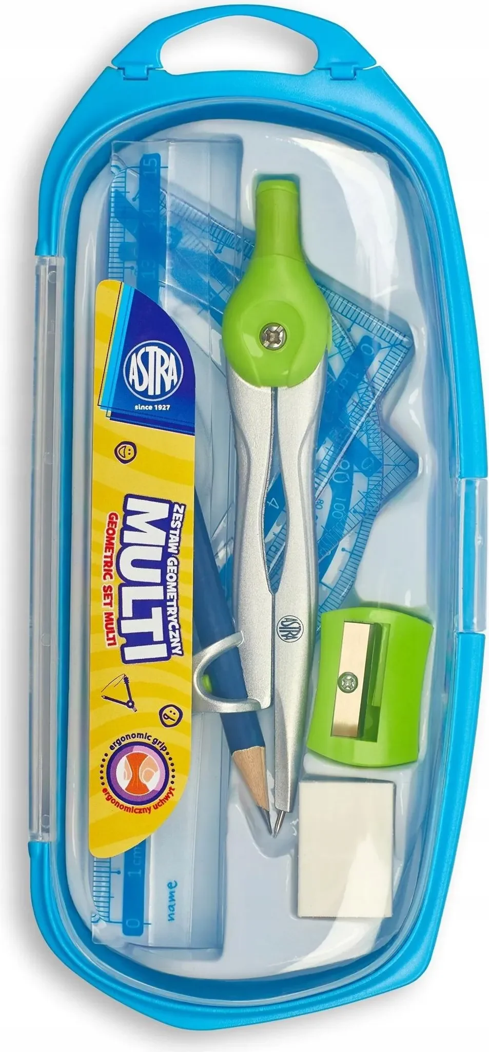 Geometrisches Multi-Set – 8-teiliges Schulset von ASTRA