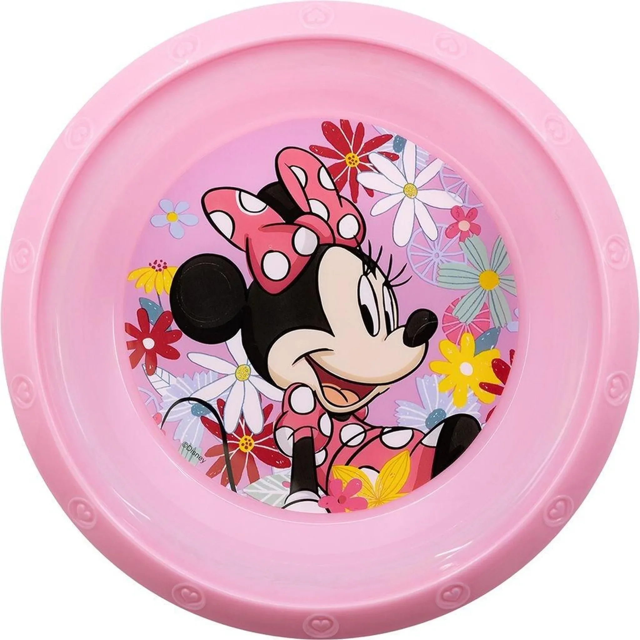 Kinder-Schüssel aus Kunststoff – Minnie Design, Rosa