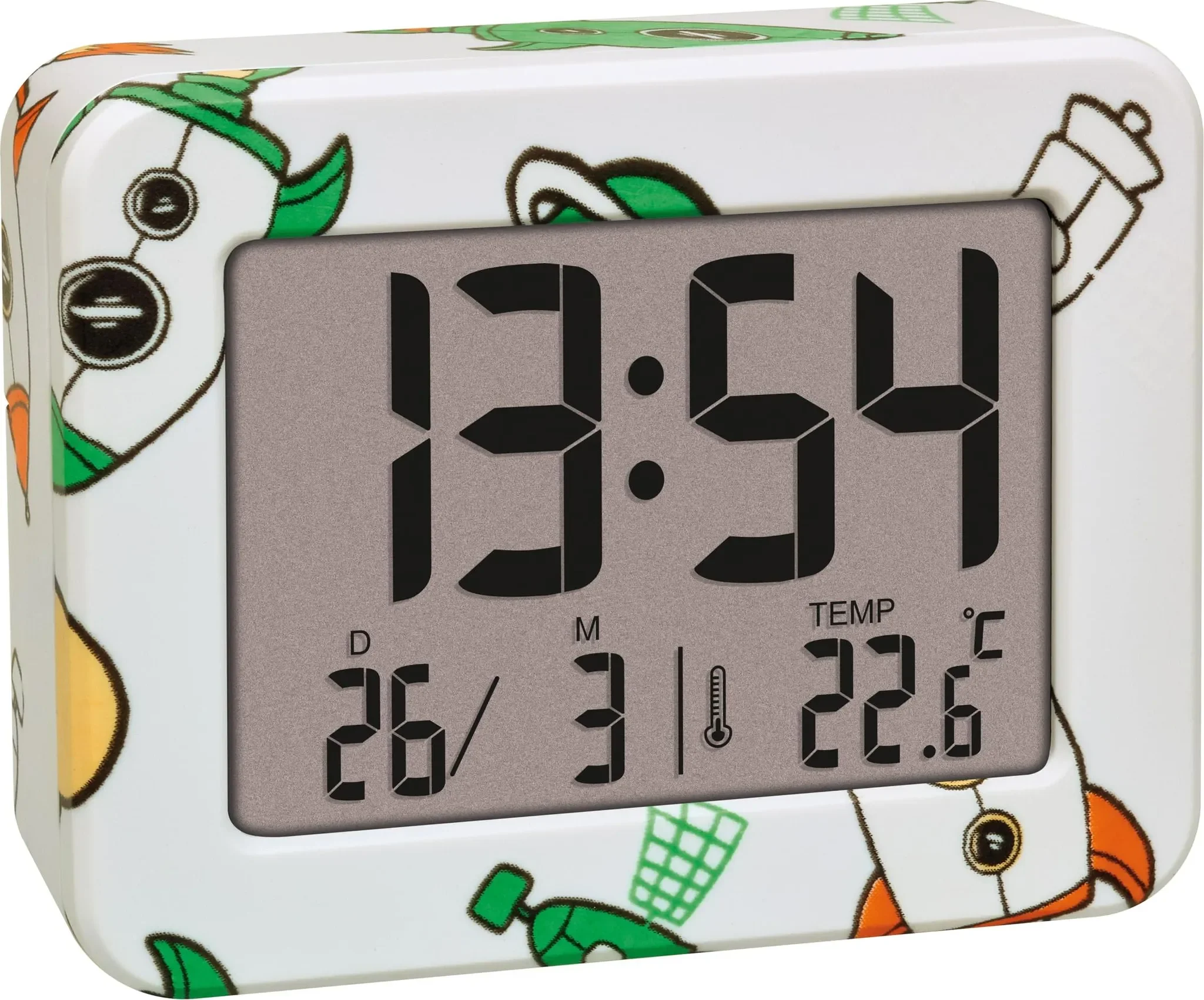 Digitaler Kinderwecker „Rocket“ – mit Raketenmotiv